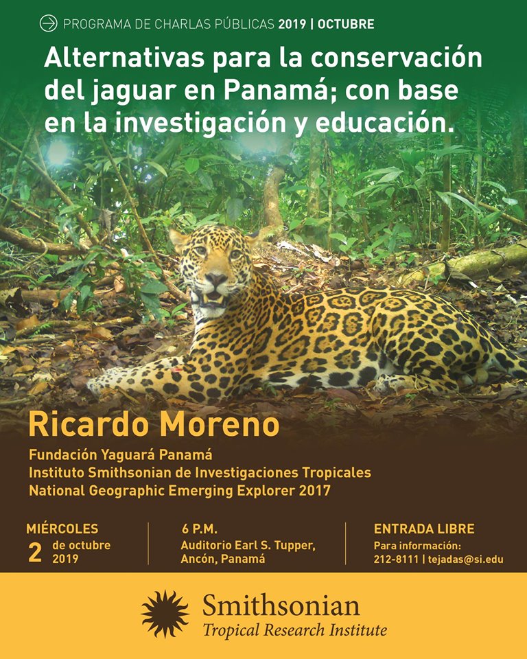 Alternativas para la conservación del jaguar en Panamá; con base en la investigación y educación