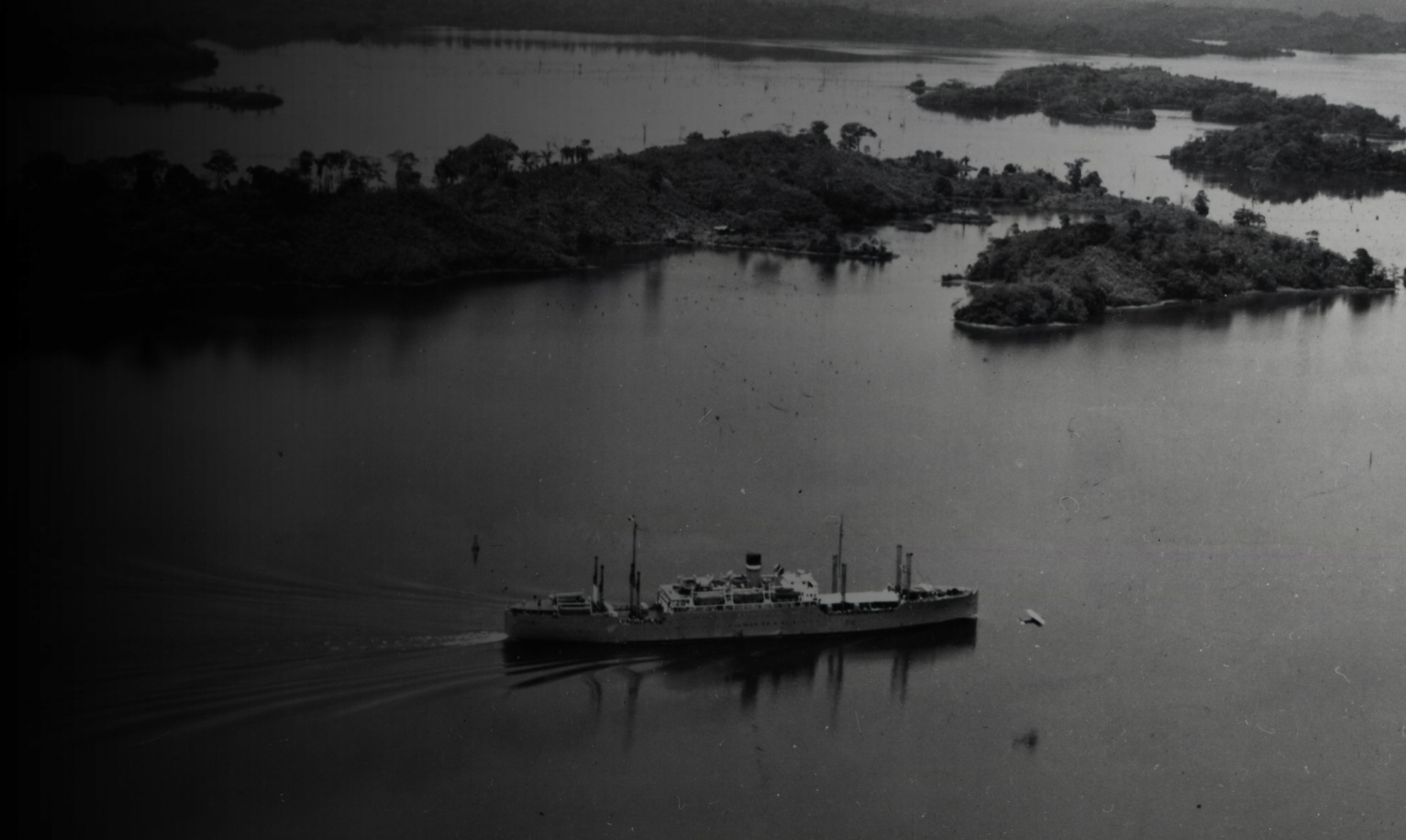 Engineers dammed the Chagres River to create Gatun Lake, the main channel of the Panama Canal Engineers dammed the Chagres River to create Gatun Lake, the main channel of the Panama Canal