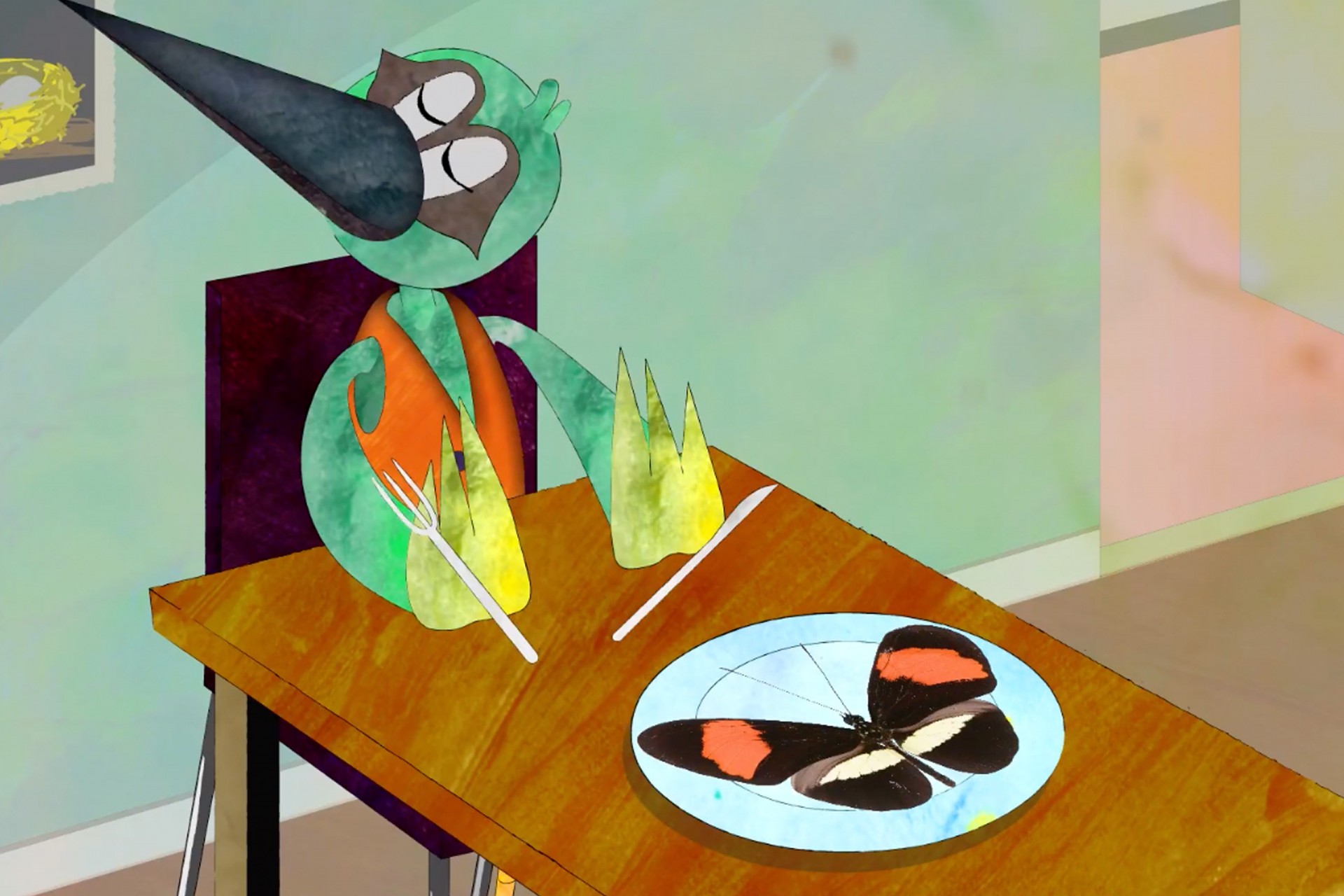 Butterflies take different paths to arrive at the same color pattern
