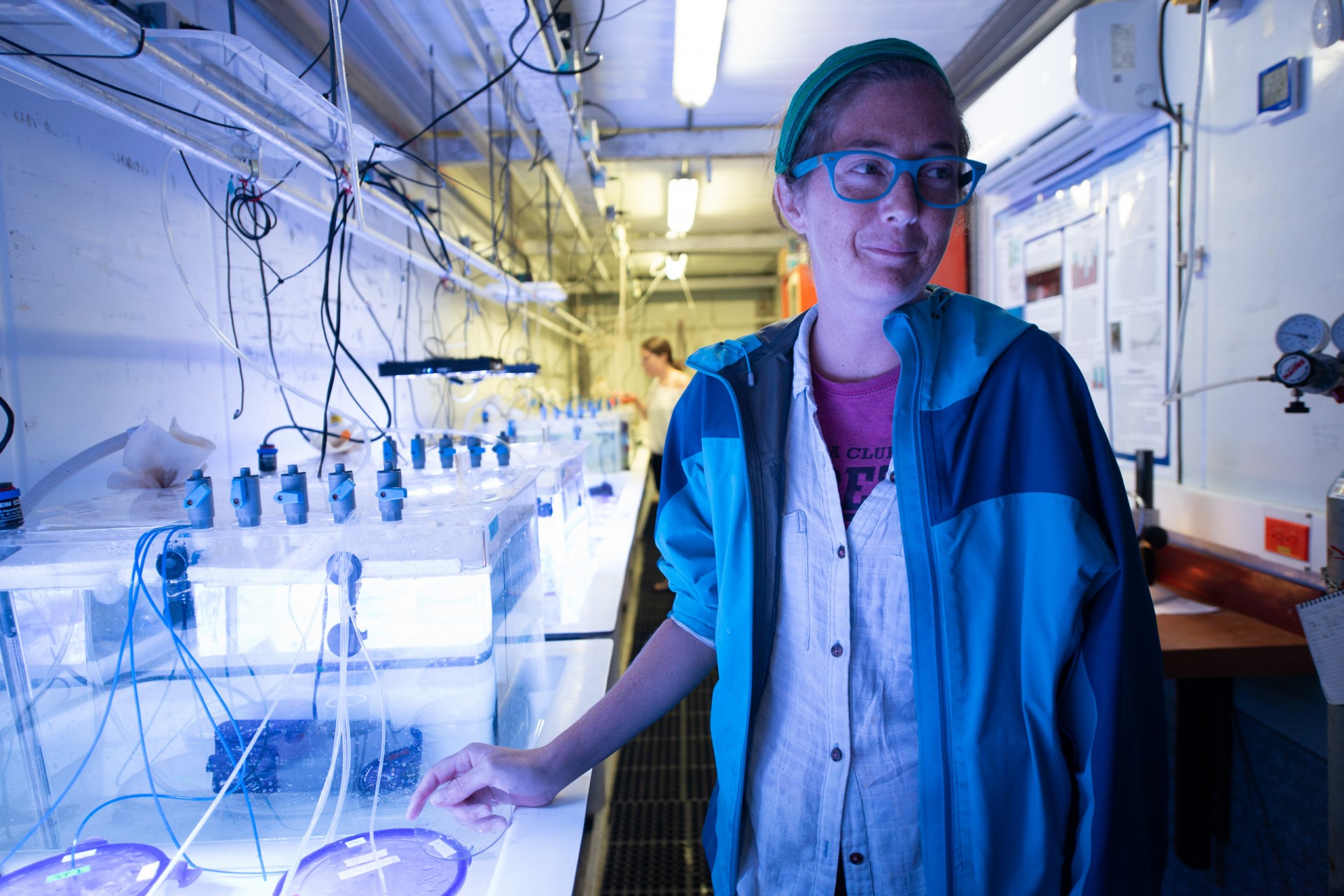 Noelle Lucey studies the adaptations of ostracods and sea urchins