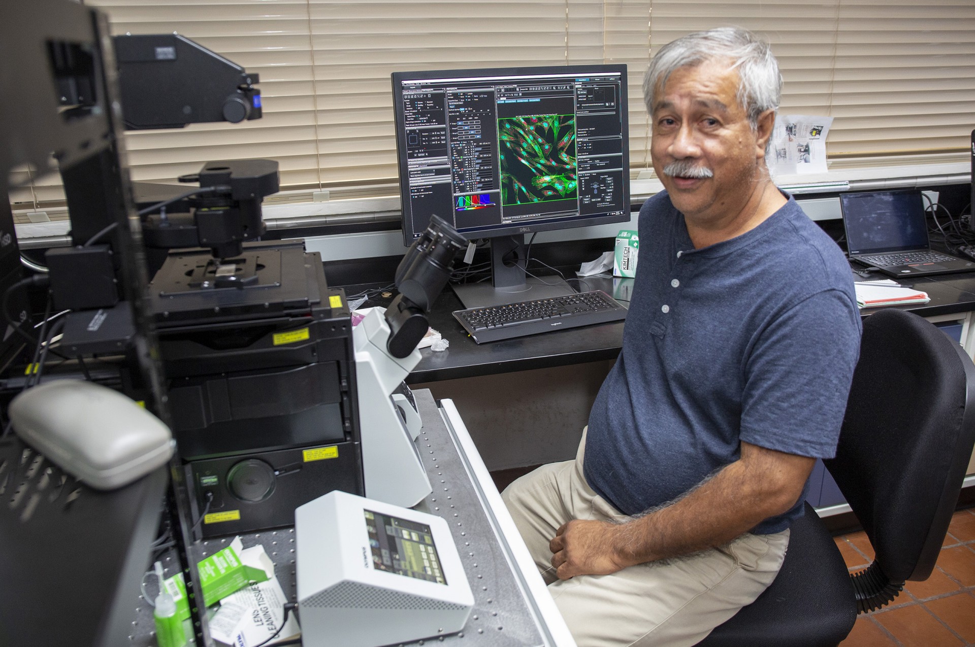 STRI has a new Laser scanning confocal microscope