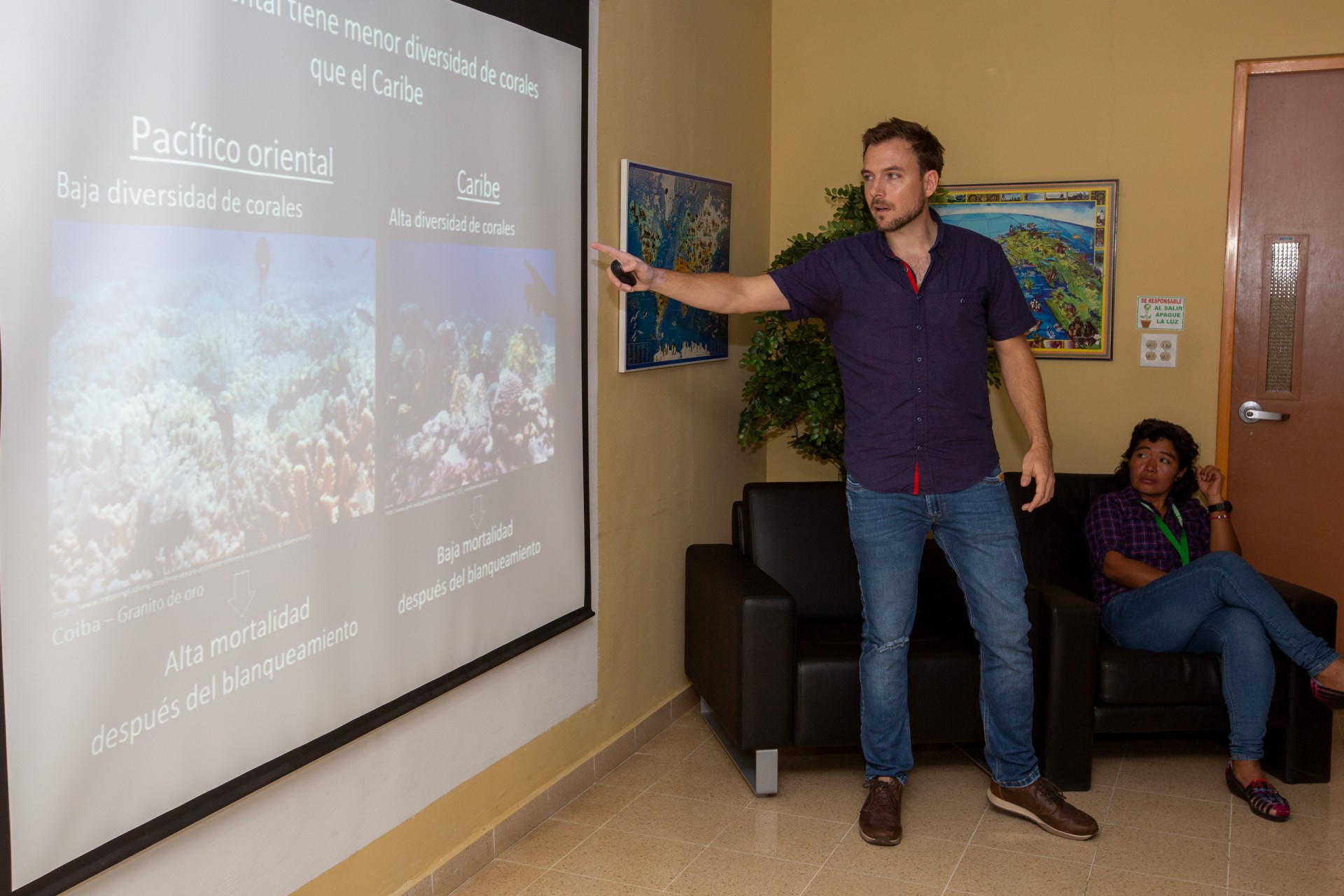 Naos Marine Laboratories for 65 students from the Technological University of Panama-Chiriquí