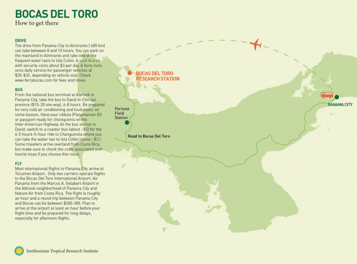 Bocas Directional map
